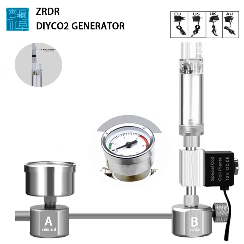 Aquarium Plant No Co2 - Aquarium DIY CO2 Reactor Generator System