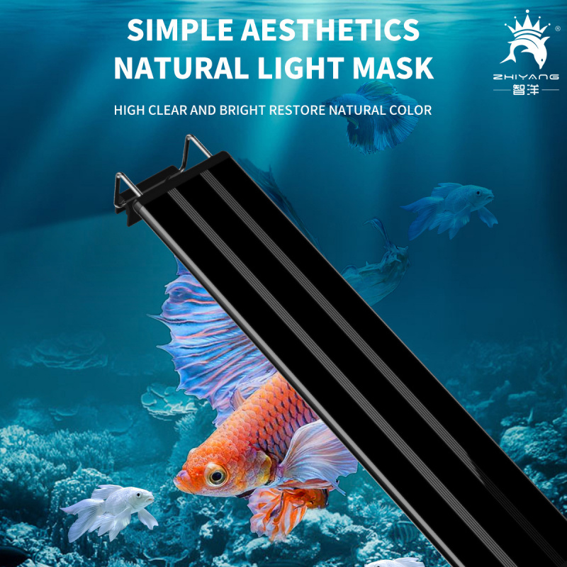Aquarium Plant Uk - 4-Row Color Changing Aquarium LED Light