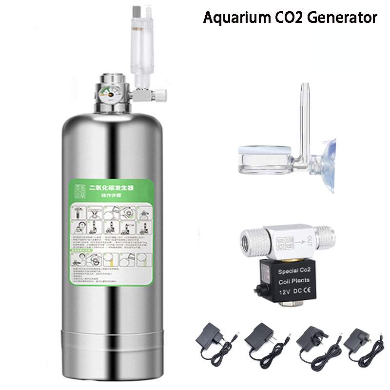 Aquarium Plant No Co2 - Aquarium CO2 Generator system Kit Stainless