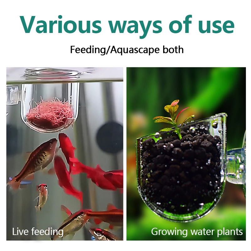 Aquarium Decoration Plant Cup  - огляд і ціна Aquarium Plant Utensils