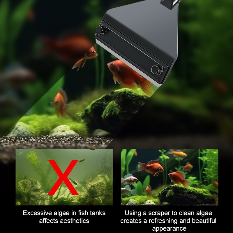 Aquarium Algae Remover Aluminu - огляд і ціна Aquarium Plant Utensils