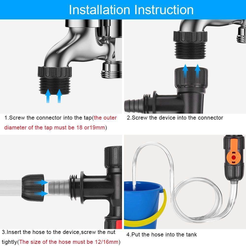 Fish Tank Water Changer Access - огляд і ціна Aquarium Plant Utensils
