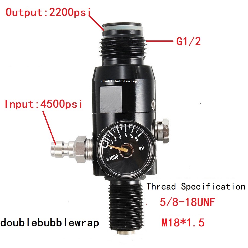Regulator Valve 5/8-18UNF or M - огляд і ціна Aquarium Plant No Co2